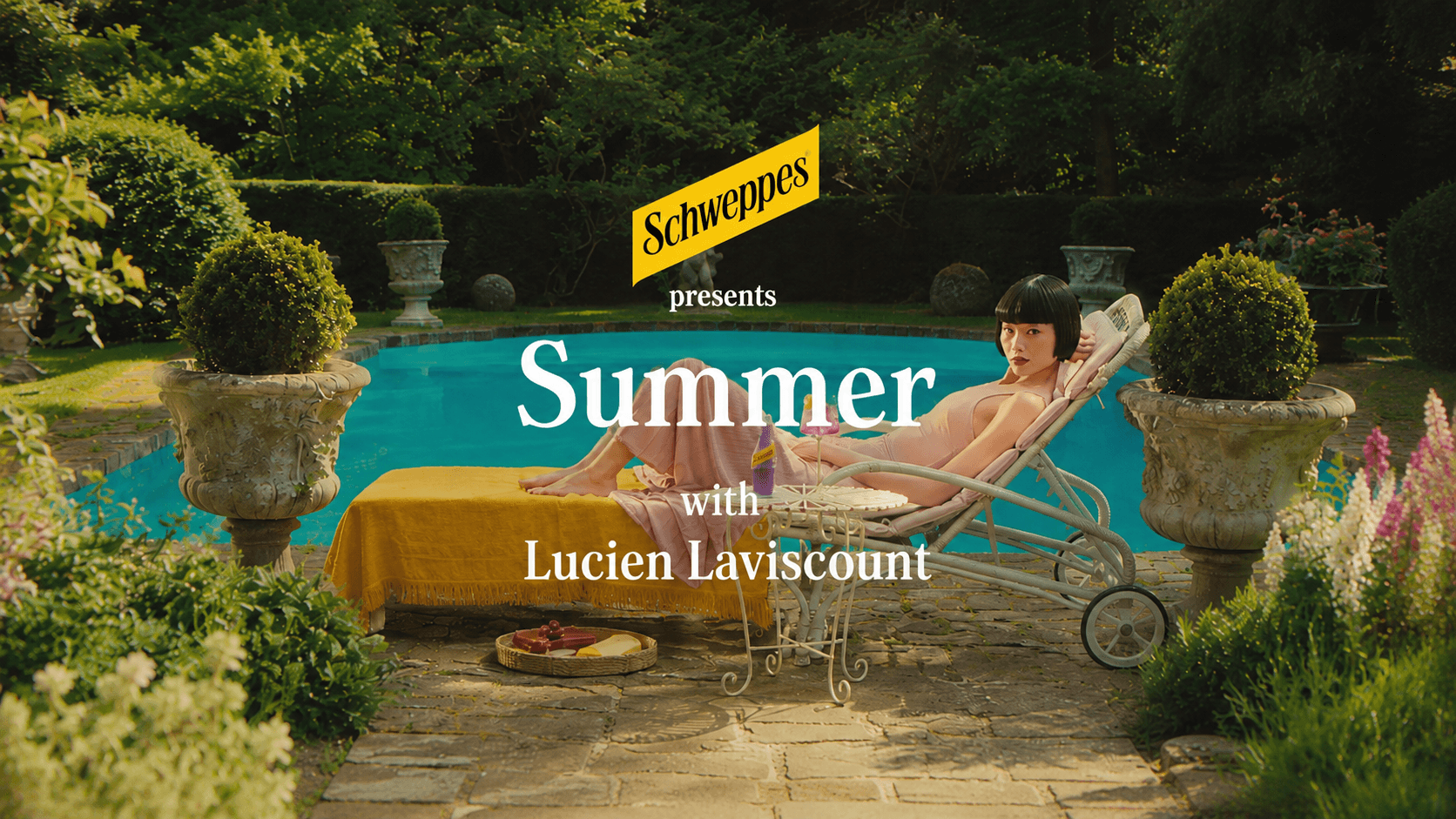 Visuel du projet Schweppes × Lucien Laviscount